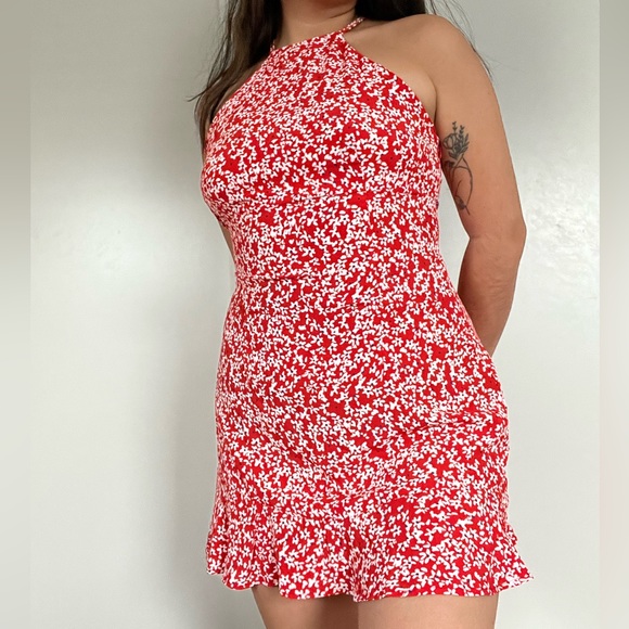 Zara Floral Print Dress - Picture 1 of 2